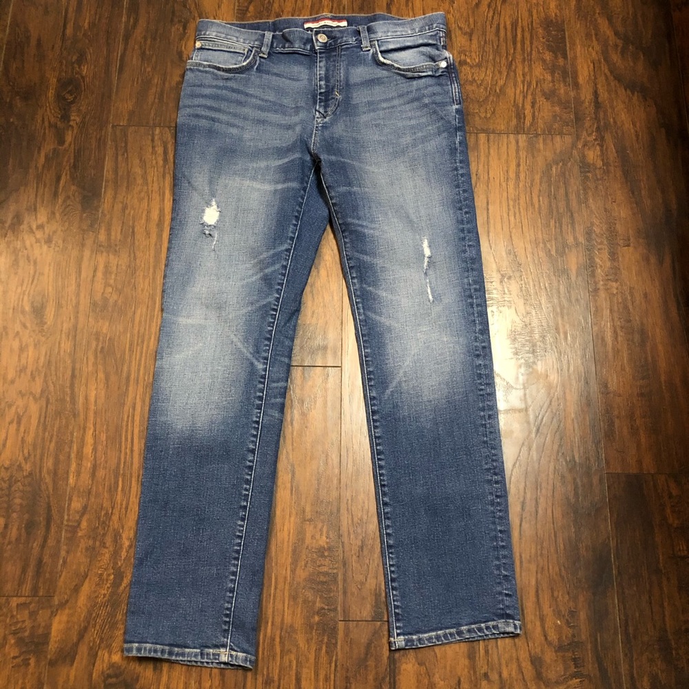 Tommy Hilfiger Ripped Blue Jeans Size 34/32